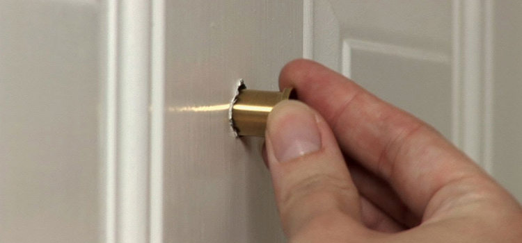 peephole door repair in Fullerton