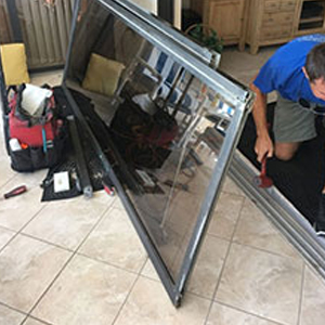 sliding glass door frame repair Fullerton